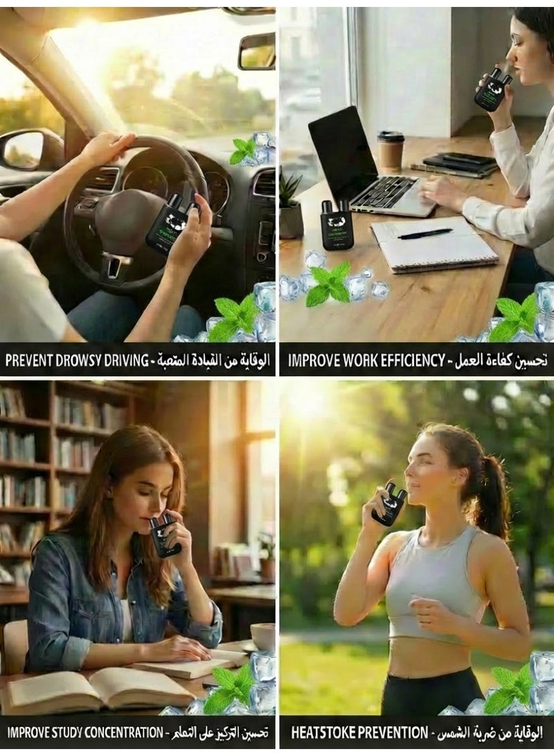 عصا استنشاق أنفي بنكهة مشروب الطاقة - تصميم بفتحتين، خالٍ من الإضافات | قابلة لإعادة الاستخدام، محمولة | منعشة ومنشطة للاستخدام اليومي | مناسبة للقيادة أو العمل لساعات إضافية أو الدراسة - متوفرة في المملكة العربية السعودية. - Image 3